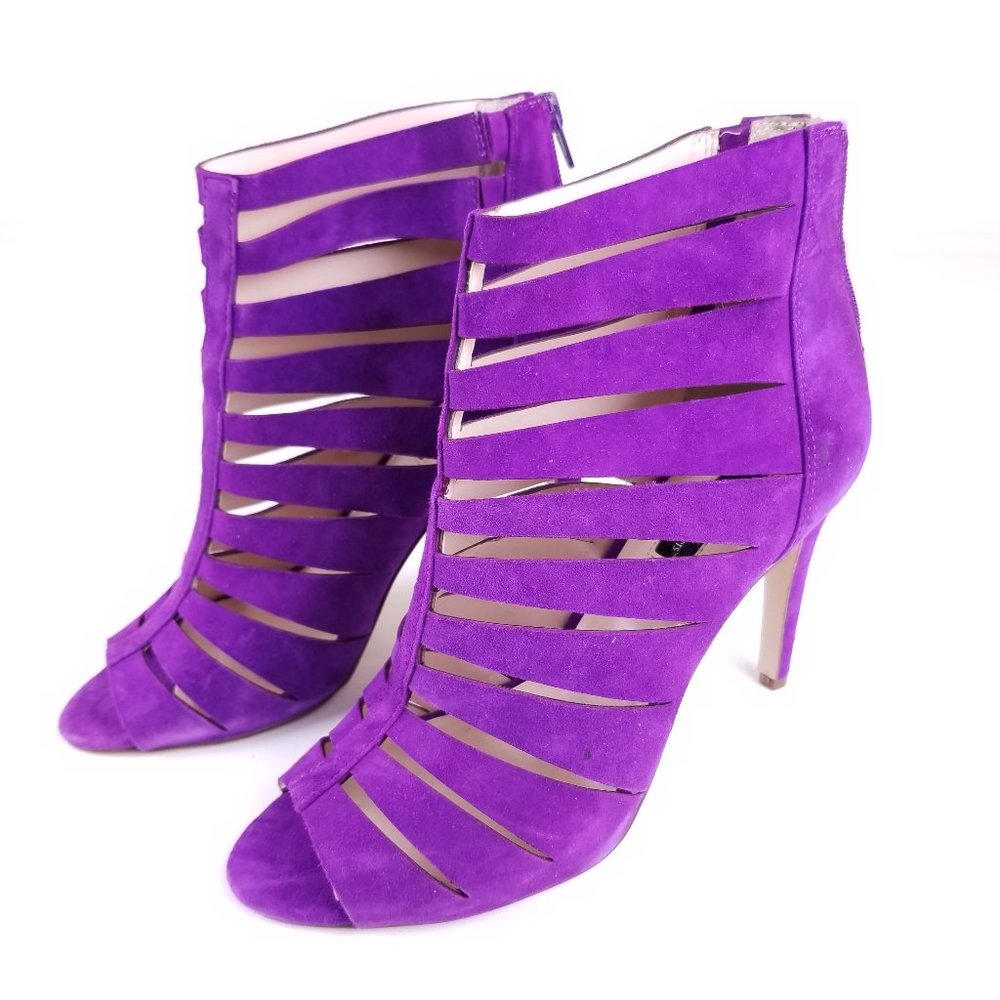 INC Romeyo Caged Peep Toe Heels Size 8.5 B175